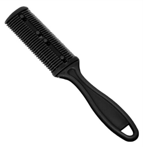 1PC Double Sides Hair Razor Comb With 2 Removable Blades Cutter Cutting Thinning