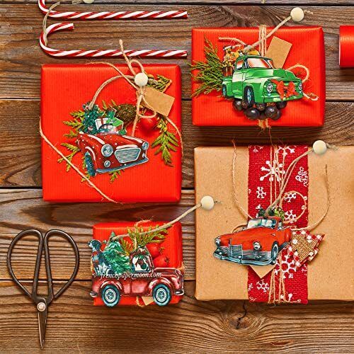 Christmas Ornaments 12pcs Red Truck Christmas Tree Decoration