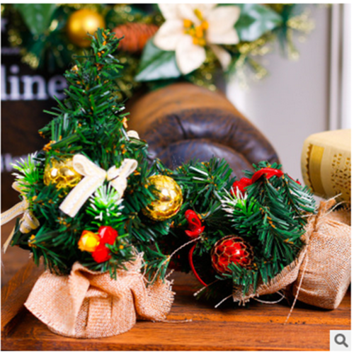 Mini Christmas Tree Xmas Craft Decor Ornament Gift Home Decoration