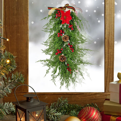 Christmas Wreath Garland for Front Door Wall Window Christmas Decorations Decor