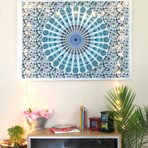 Hanging Tapestry Decor Peacock Cotton Hippie Bohemian