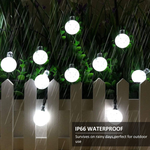 Solar Powered 30 LED String Light Garden Path Yard Decor Lamp Outdoor Waterproof