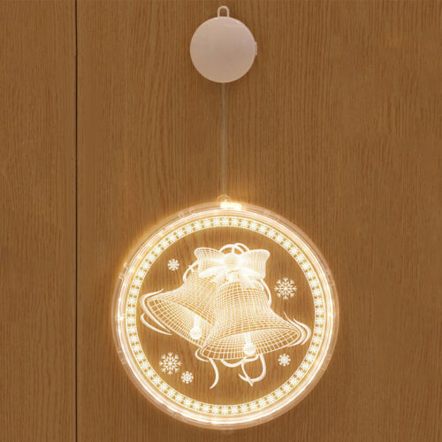 Christmas Decor Window Light Backdrop String Lights Battery Power Outdoor Decors