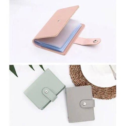 RFID Blocking ID Credit Card Holder 26 Cards Slim PU Leather Pocker Case Wallet