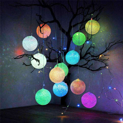 LED Solar Wind Chime Light Color Changing Hanging Lamp Waterproof Garden Decor