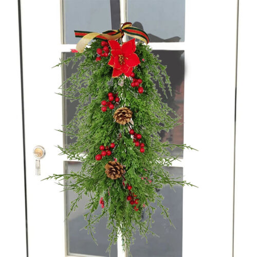 Christmas Wreath Garland for Front Door Wall Window Christmas Decorations Decor