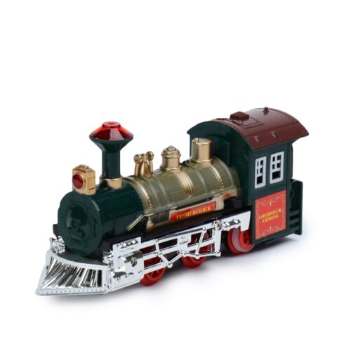 Electric Christmas Train Tracks Set Lights Sound Kids Toy Gift Tree Decor