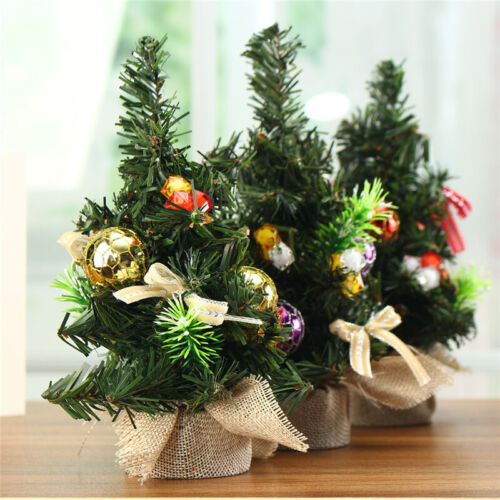 Mini Christmas Tree Xmas Craft Decor Ornament Gift Home Decoration