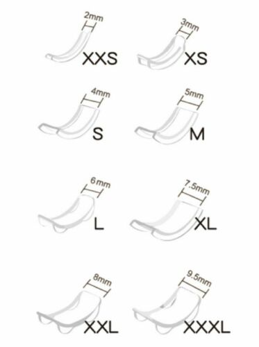 8 Pcs Ring Size Adjuster Invisible Clear Ring Sizer Jewelry Fit Reducer Guard