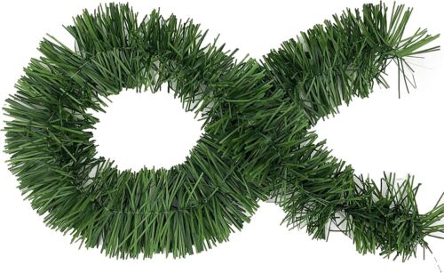 50 Feet Artificial Christmas Garland Wreath Ball Home Garden Greenery Xmas Decor