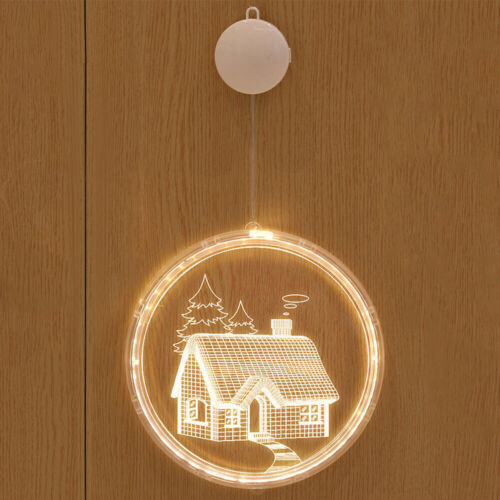 Christmas Decor Window Light Backdrop String Lights Battery Power Outdoor Decors