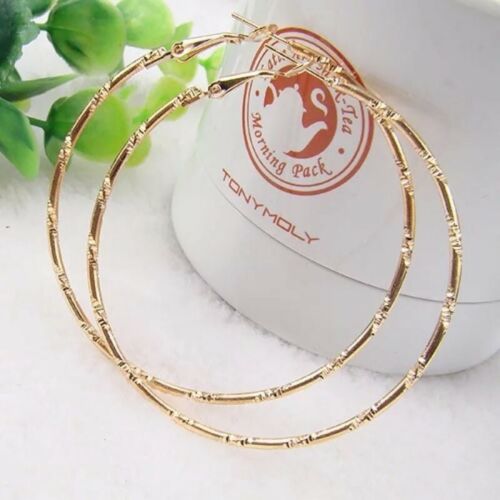 60mm Simple Large Circle Round Big Hoop Earring for Women Fashion Jewelry