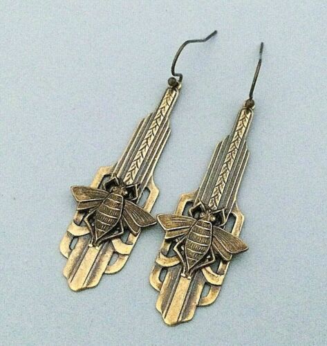 Honeybee Earrings Art Bees Art Revival Jewelry