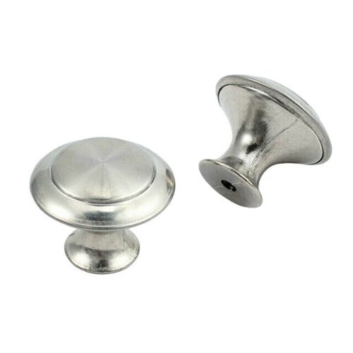 20x Stainless Steel Door Knobs Cabinet Handles Cupboard Drawer Kitchen Pulls