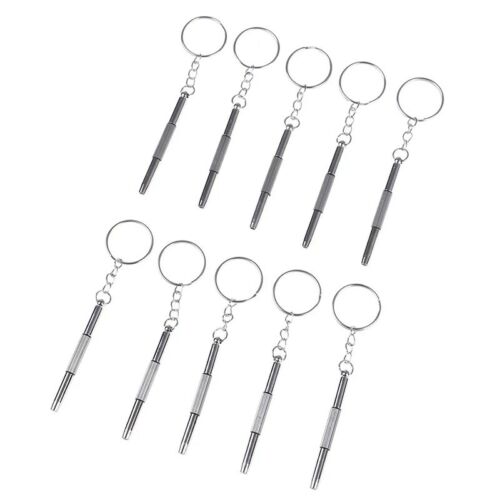 1 Pc Portable 3 in 1 Keychain Screwdriver Eyeglass Sunglasses Watch Repair Kit