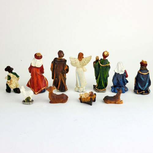 Christmas Nativity Scene Set Baby Jesus 3" 11 PC