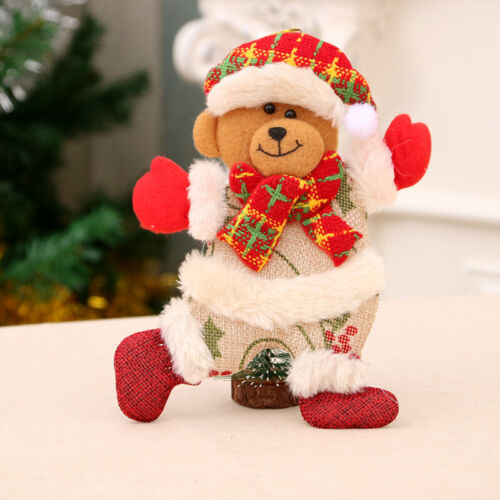 Christmas Decorations Hanging Doll Home Xmas Tree Ornaments Santa Claus Elk