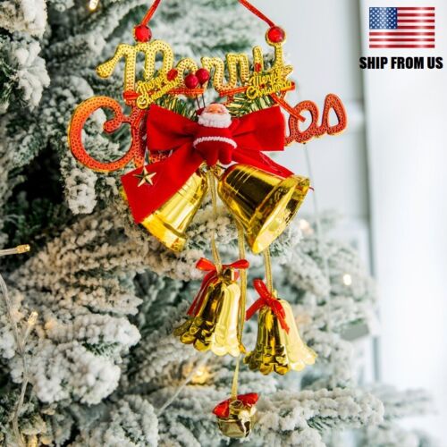 Santa Claus Jingle Be Christmas Tree Hanging Xmas Tree Decor Gift 8.6"