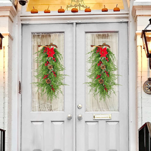 Christmas Wreath Garland for Front Door Wall Window Christmas Decorations Decor