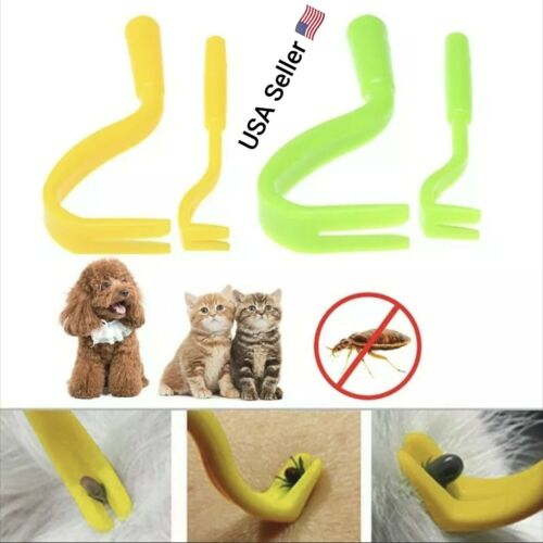 Tick Twister Hook Tool Tick Remover Rabbit Cat Dog Accessories 2pcs