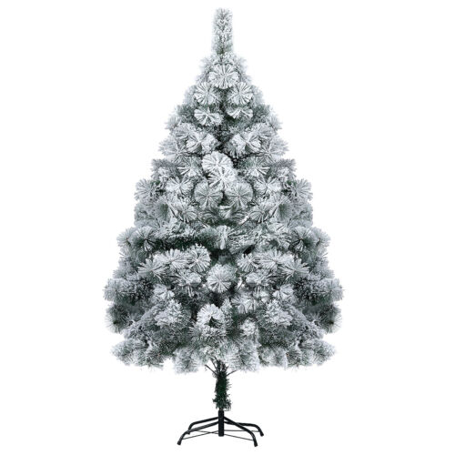 7FT Christmas Tree Snow Flocked Artificial PVC Pine Trees