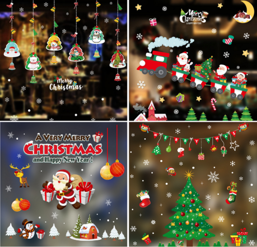 Merry Christmas Removable Tree Santa Claus Shop