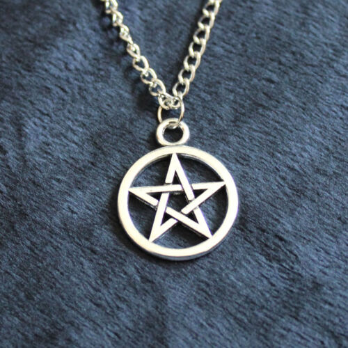 Pendant Necklace Pentagram Necklace Chain Necklace Jewelry Silver