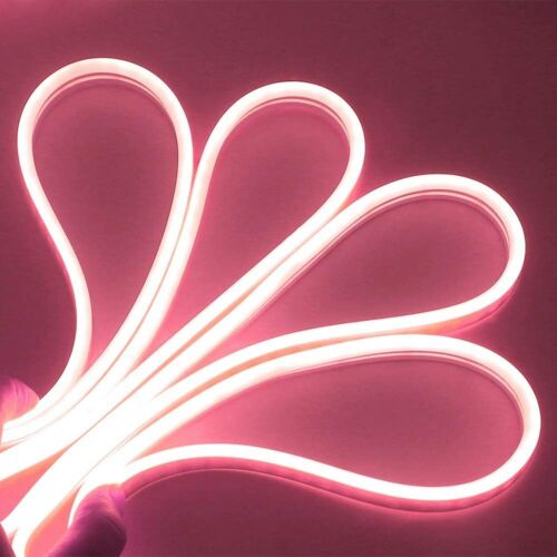 12V Flexible LED Strip Waterproof Sign Neon Lights Silicone Tube 1M 2M 3M 5M USA