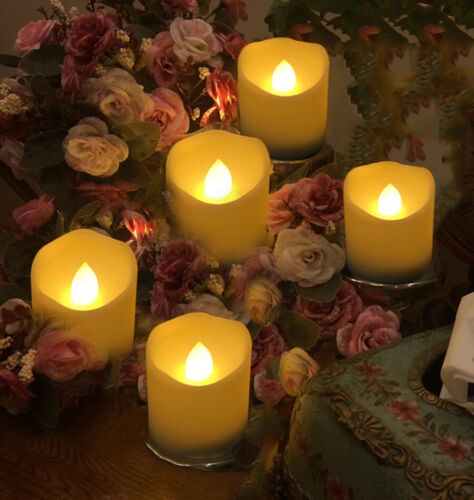 Flameless LED Votive Candles Battery Operated Flickering LED Tea light Candle