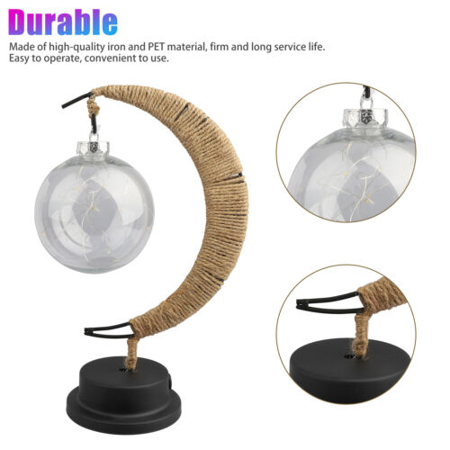 Enchanted Lunar Table Lamp Magical LED Galaxy Moon Night Light