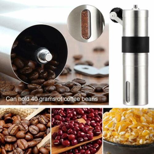 Manual Coffee Grinder Stainless Steel Ceramic Burr Portable Hand Crank Grinder