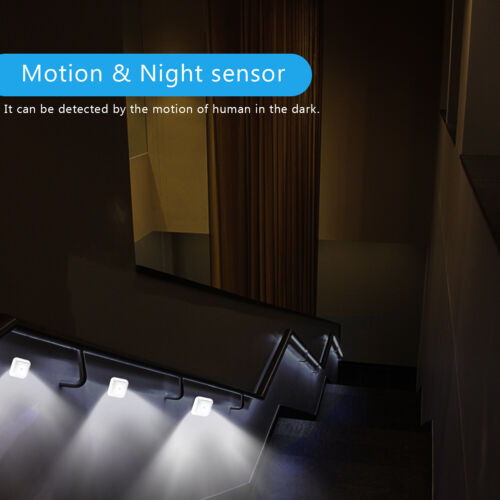 LED Motion Sensor Lights Wireless Night Light Battery Cabinet Stair Lamp