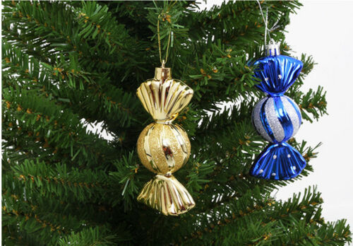 Christmas Glitter Ball Ornaments Xmas Tree Ball Hanging Party Decor