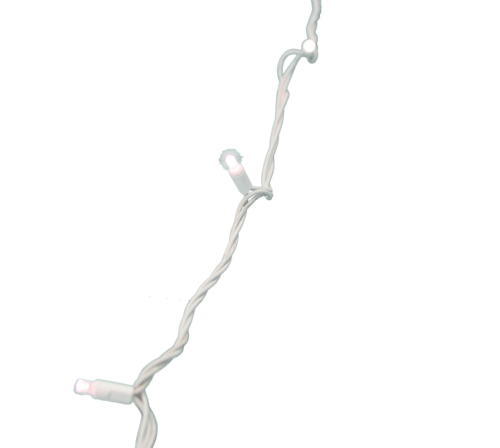 LED Warm White Wire Twinkling Christmas Holiday Lights 35 Bulbs 17FT