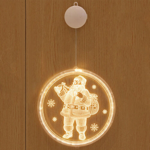 Christmas Decor Window Light Backdrop String Lights Battery Power Outdoor Decors