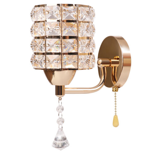 Luxury Crystal Wall Light Modern E27 Home Wall Sconce Lighting Fixture