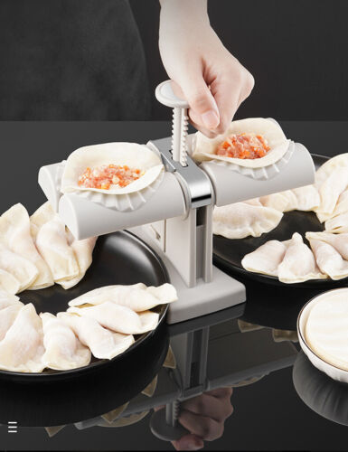 Double Head Dumpling Maker Machine Automatic Dumpling Mould Wrapper