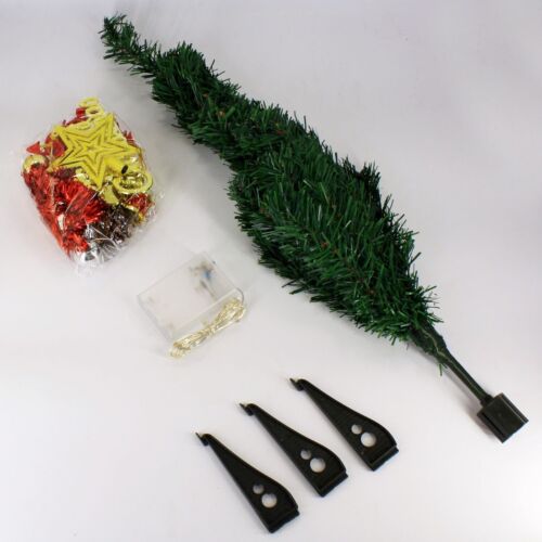 2 FT Tabletop Artificial Small Mini Christmas Tree with LED Light & Ornaments