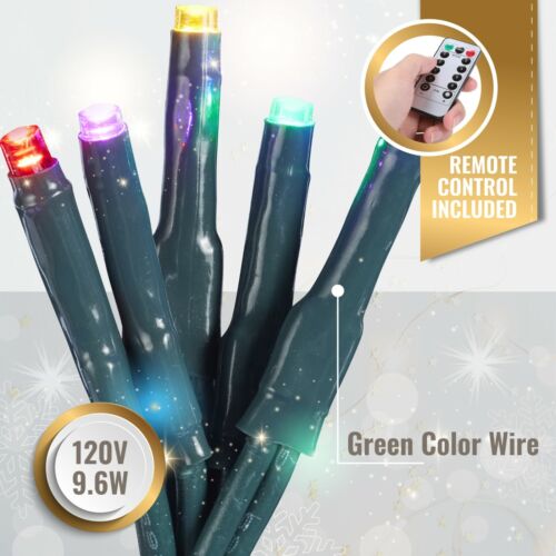 200 LED Light Set with Functions Color Change Warm White to Multi-color