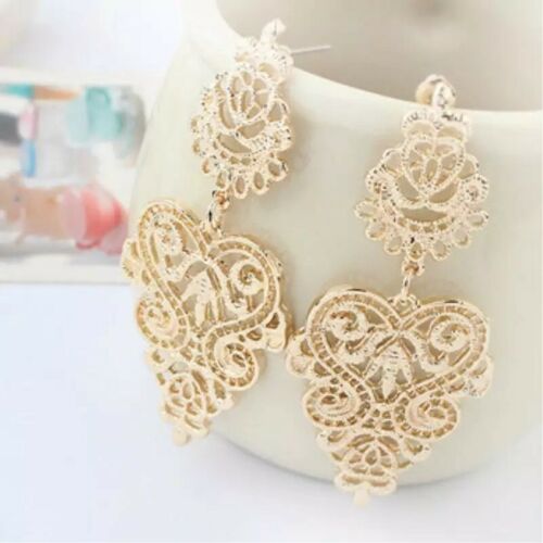 Bohemian Hollow Leaf Drop Earring for Women Fashion