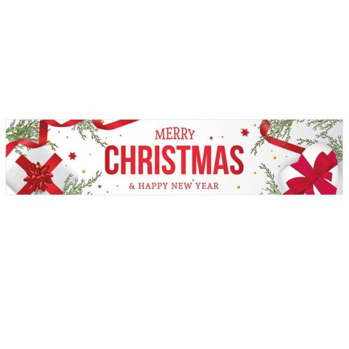 Large 6ft Merry Christmas Banner Sign Santa Claus Xmas Outdoor Garden Decoration