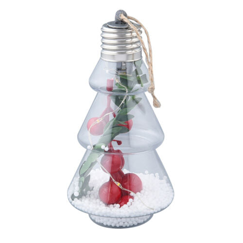 Christmas Tree Shaped LED Light Hanging String Home Indoor Decoration