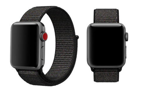 Woven Nylon Band For Apple Watch Sport Loop iWatch Series 4/3/2/1 38/42/40/44mm