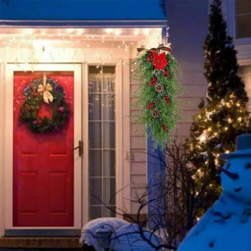 Christmas Wreath Garland for Front Door Wall Window Christmas Decorations Decor