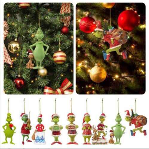 Merry Christmas Ornaments Xmas Tree Hanging Decoration Figure